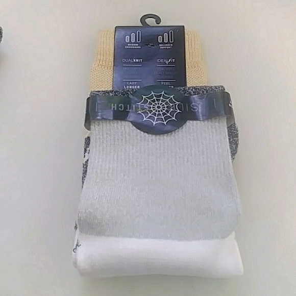 Dwyane Wade Men's Striped Blocking Stairs Crew Socks L - Picture 3 of 3